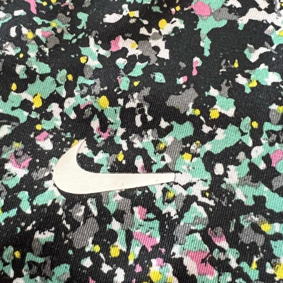 Girls 5 Nike Kids Multicolor Leggings pants Dri Fit - Picture 5 of 7